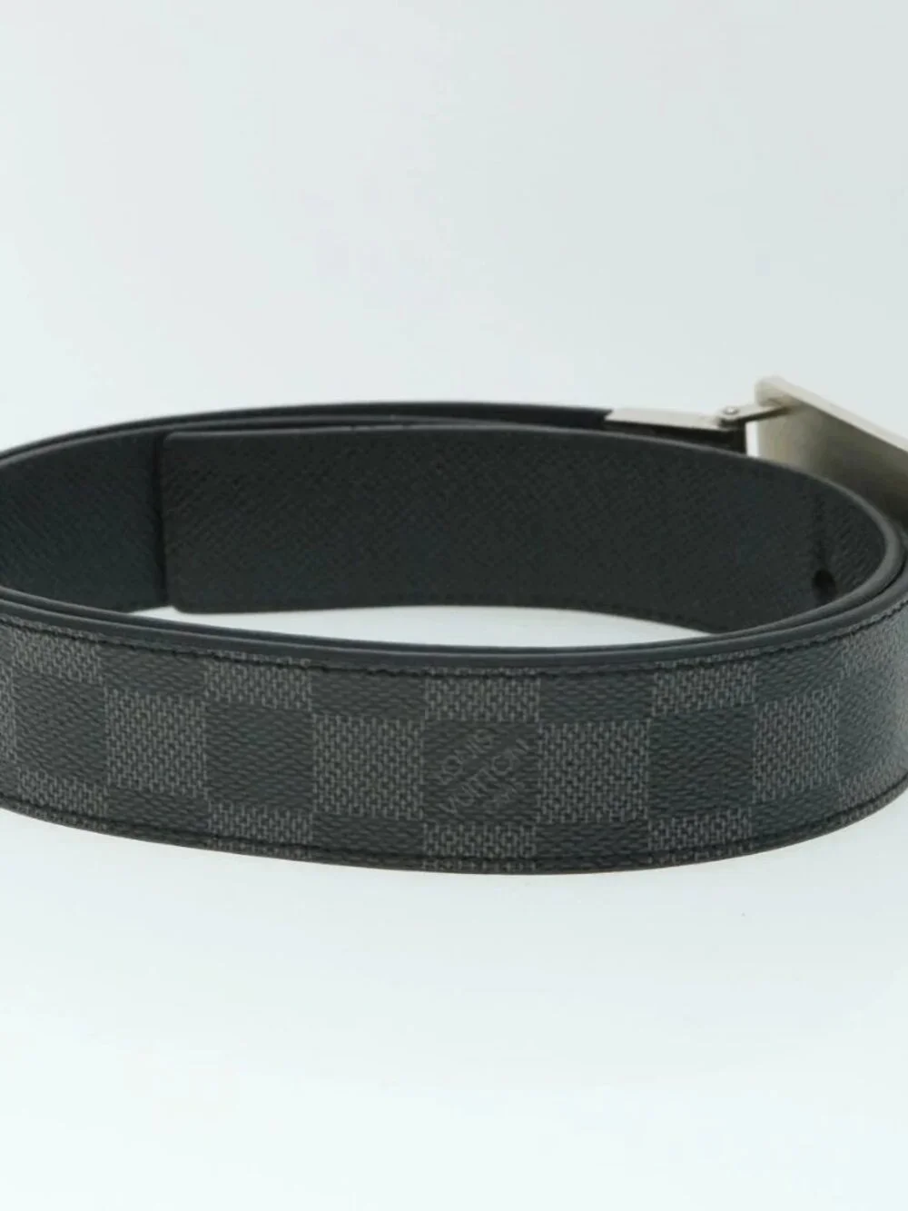 LOUIS VUITTON Damier Graphite Ceinture Inventeur Tour Belt - Picture 5 of 12